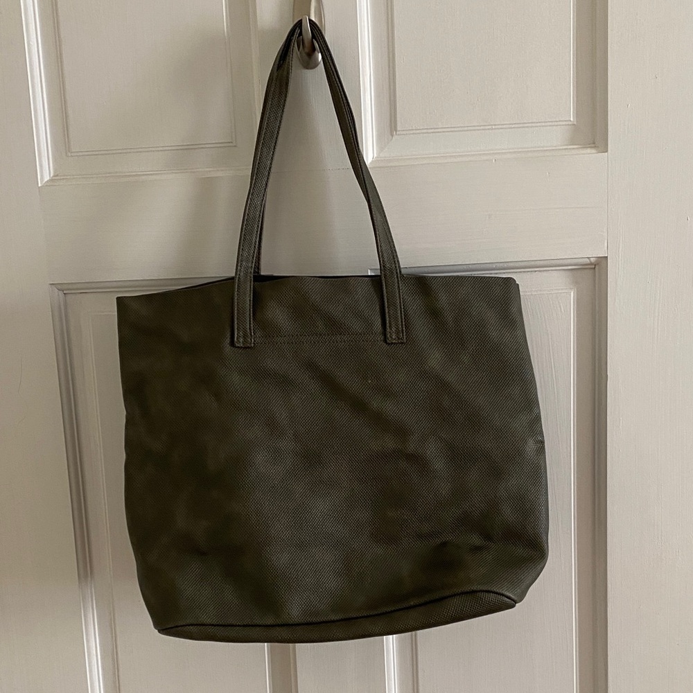 Elegant Olive Green Tote Bag